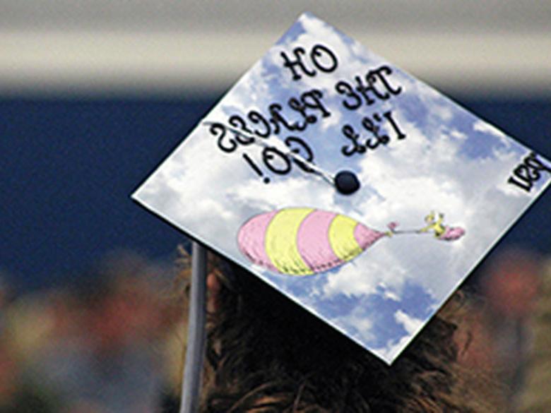 Student at graduation